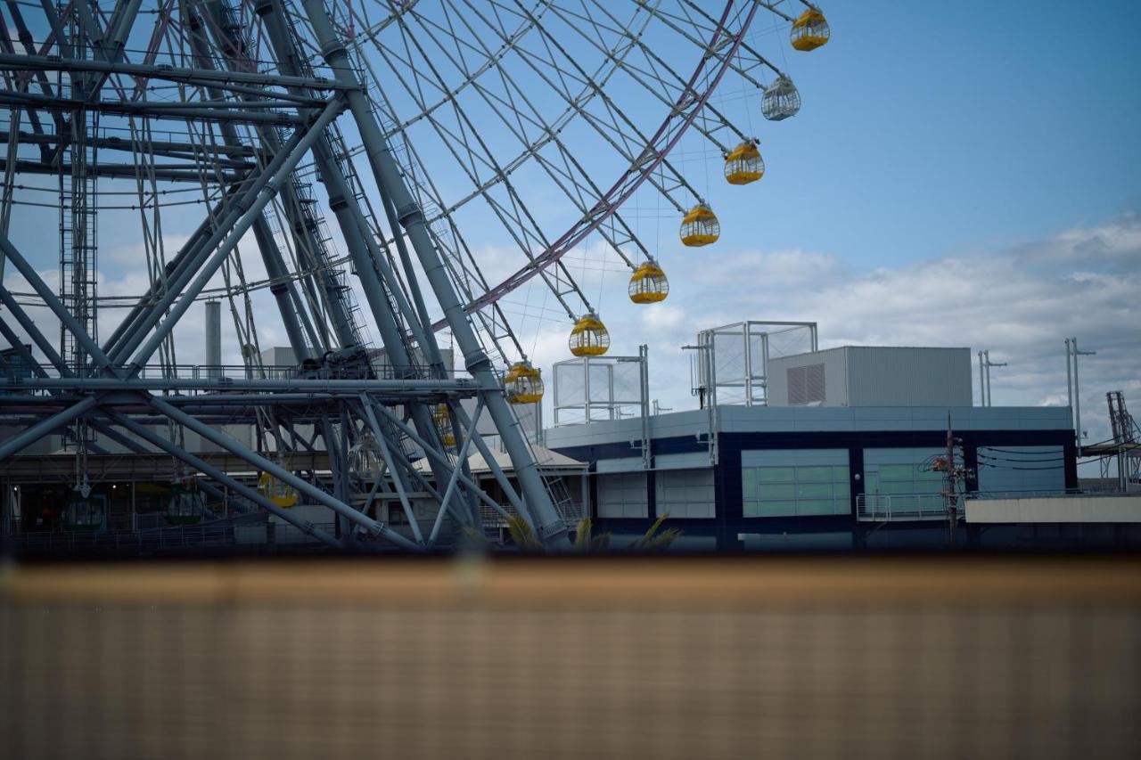 Konjakuso Osaka Tempozan "Ikesu" Projection M Apping Spa Konjakuso Osaka Tempozan "Takadoro" Wheel View Eksteriør billede