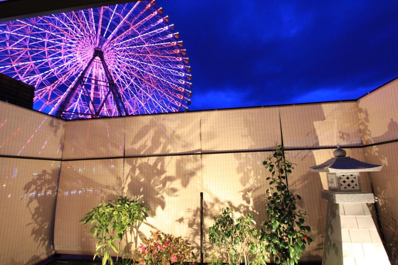 Konjakuso Osaka Tempozan "Ikesu" Projection M Apping Spa Konjakuso Osaka Tempozan "Takadoro" Wheel View Eksteriør billede